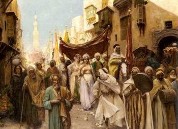 unknow artist Arab or Arabic people and life. Orientalism oil paintings  507 China oil painting art